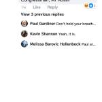This is how the 46 comments appear to someone who did not comment on the post or is not friends with someone who did. Nicole Jennings/staff photo