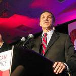 Jennifer Buchanan / Herald file                                Dino Rossi speaks to supporters in 2011 at a Republican Party event in Bellevue.
