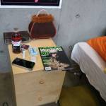 A magazine on the nightstand reveals the teens interest in drugs. Nicole Jennings/staff photo