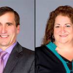 Sammamish council member Tom Hornish (left) has stepped down from his role as deputy mayor. Newly elected council member Karen Moran was chosen to take the role in a 4-3 vote by council. Photos courtesy of the City of Sammamish