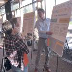 Senior Planner Doug McIntyre explains some of the feedback received from the survey to citizens at the open house. Courtesy Photo