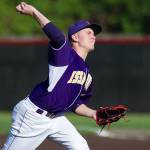Photo courtesy of Patrick Krohn/Patrick Krohn Photography                                Issaquah Eagles starting pitcher Justin Buckner (pictured) allowed just one earned run in 6 2/3 innings of work against the Mount Si Wildcats in a KingCo 4A loser-out playoff game on May 4 at Bannerwood Park in Bellevue. Issaquah defeated Mount Si 8-4.