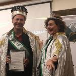 David Law and Johanna Miller were crowned King and Queen of Issaquah at the banquet, positions which they will serve in for the next year. Aaron Kunkler/Staff photo