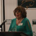 Charlotte Mooney was awarded the Salmon Days Volunteer of the Year recognition by the Greater Issaquah Chamber of Commerce. Aaron Kunkler/Staff photo