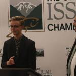 Jared Putney, left, was one of two recipients of the Rotary Students of the Year award. Aaron Kunkler/Staff photo