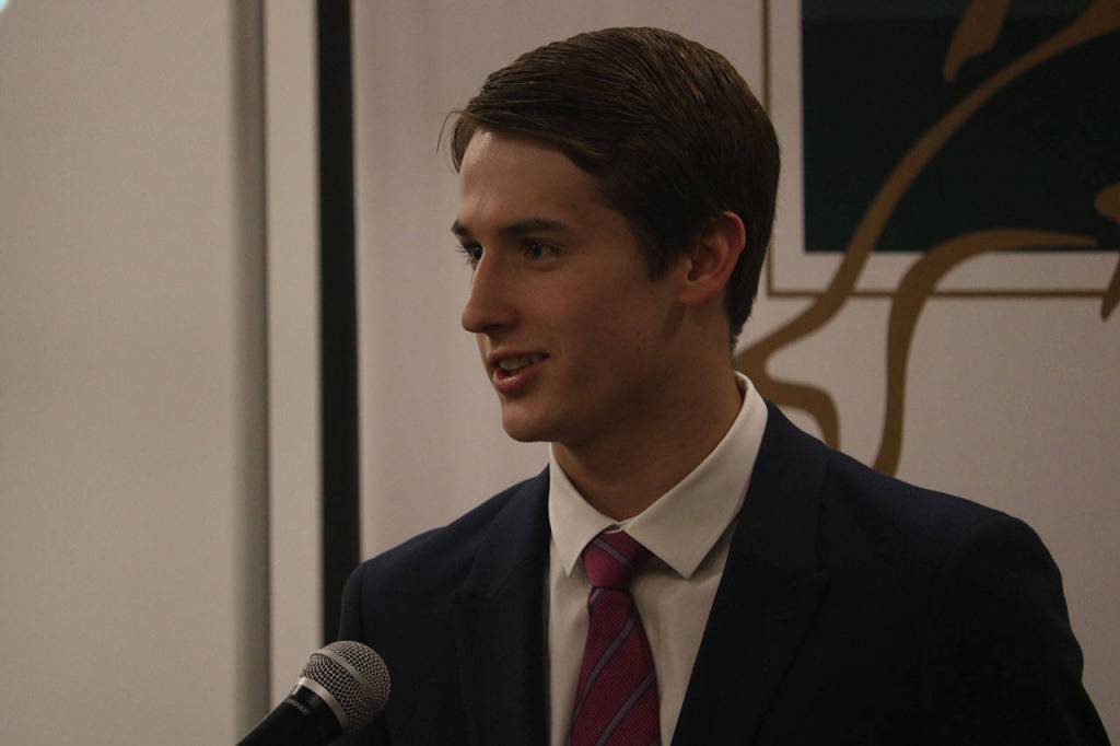 Will Wick received one of two Rotary Student of the Year awards at the May 8 banquet ceremony. Aaron Kunkler/Staff photo