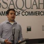 Jason Rajtar received the Sports Volunteer of the Year award presented by the Issaquah Park Board. Aaron Kunkler/Staff photo