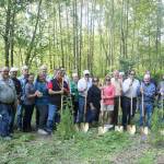 Representatives for the city of Sammamish, Snoqualmie Tribe, Kokanee Work Group, and King County held their official groundbreaking of the Zackuse Creek restoration project on June 6. Evan Pappas/Staff Photo