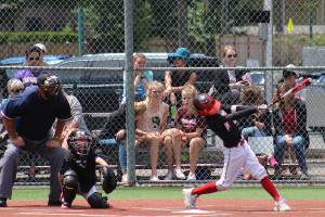 The Issaquah Baseball Club conducted its fourth annual Slugfest baseball tournament. The event, which featured 45 teams between the ages of 8 and 12 years of age, took place on June 16-17 at various locations throughout Issaquah.                                The teams who won titles in their respective divisions consisted of PSP Baseball Club (8U), Issaquah Baseball Club (Purple Division-9U), West Seattle Navy (Gold Division-9U), Falls Little League All-Stars (Gold Division-10U), Issaquah Little League All-Stars (Purple Division-10U), Redmond West (Gold Division-11U), Issaquah Little League All-Stars (Purple Division-11U), Renton All-Stars (Gold Division-12U) and Edmonds Pacific (Purple Division-12U). Hudson Carvallo (pictured swinging the bat) was a member of the Issaquah Little League All-Stars 11U squad. Photo courtesy of Beth Miller