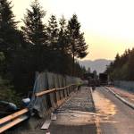 WSDOT contractor crews chipped away the high spots on the EB I-90 Winery Road Bridge after hydro-milling. Photo courtesy of the <a href="https://www.flickr.com/photos/wsdot/" target="_blank">WSDOT Flickr account </a>