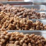 Candied cashews wait to be purchased from the Pike Place Nuts kiosk during Issaquahs Salmon Days. Aaron Kunkler/staff photo