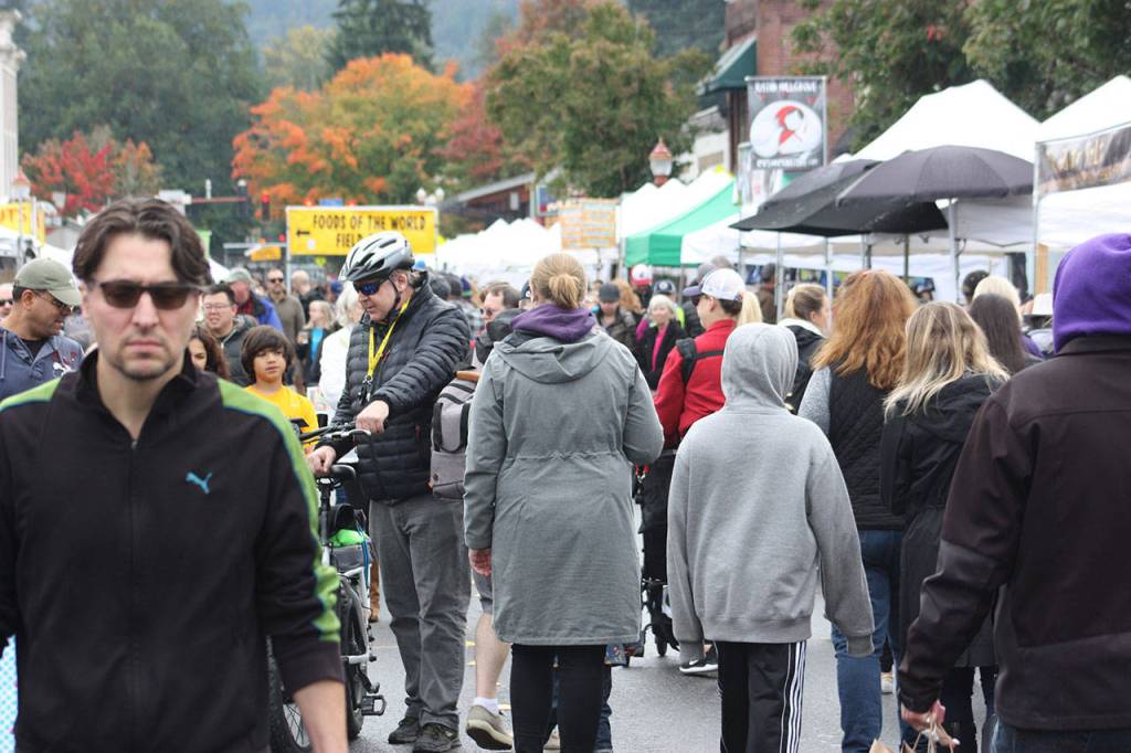 Thousands of people attended the 49th annual Issaquah Salmon days, which shut down Main Street during the celebration. Aaron Kunkler/staff photo