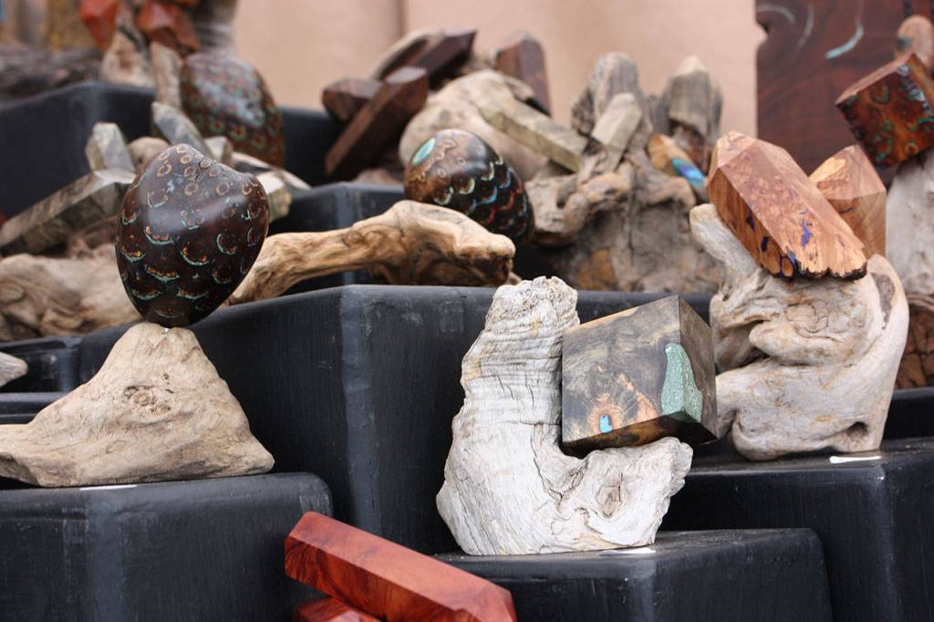 Art was on display and for sale at Erik Swensons working shop at Salmon Days. Aaron Kunkler/staff photo