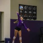 Issaquah Eagles senior outside hitter Liz Gorski had a team-high nine kills against the Woodinville Falcons on Oct. 17. Gorski said her teams goal is to win the Class 4A state volleyball championship this November.