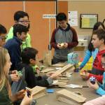Maywood students prepare for the Rubiks Cube competition on Saturday, Oct. 27. Evan Pappas/Staff Photo