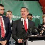 At the Washington State Republican Partys election night event, Rossi thanked his supporters, friends, and family for the effort they put in to help run his campaign. Evan Pappas/Staff Photo