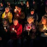Citizens gather for an interfaith candlelight vigil Nov. 1 at the Snohomish County Courthouse to honor the 11 victims of an attack at a Pittsburgh synagogue. Photo courtesy of The Herald.