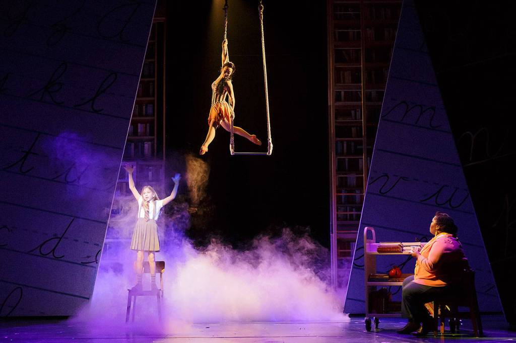 Matilda the Musical shares the magic at Village Theatre. Photo by 2018 Mark Kitaoka. Courtesy of Village Theatre.