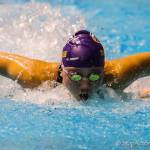 Issaquah Eagles junior swimmer Isabelle Huynh (pictured) earned fifth place in the 50 free with a time of 23.99 and eighth place in the 100 fly with a time of 56.43 at the Class 4A state swim meet on Nov. 10 at the King County Aquatic Center in Federal Way. Photo courtesy of Don Borin/Stop Action Photography