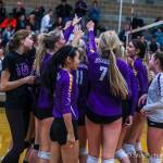 The Issaquah Eagles volleyball team (pictured) celebrates after clinching a berth in the Class 4A state tournament following a victory against Glacier Peak on Nov. 10. Issaquah lost to Camas and Kennedy Catholic at the Class 4A state tourney in Yakima on Nov. 16. Photo courtesy of Don Borin/Stop Action Photography