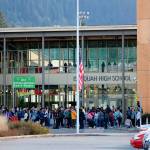 Following the hour-long lockdown, Issaquah High School students were excused from their first period and parents were allowed to freely excuse their children for the rest of the day. Reporter File Photo