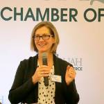 Mayor Mary Lou Pauly discusses long range capital financing plans to address fiscal sustainability. Evan Pappas/staff photo.