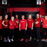 (Left to Right) Issaquah Highlands 9Round trainers Cisco, Staci, Tiffany, Daniel, Truong Luu, Kim, Kelson and Ellie pose for a group photo. Photo courtesy of Truong Luu and 9Round
