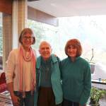 Stephanie Quiroz/staff photo.                                From left: co-leader of the Issaquah clinic Sarah Bergdahl, longtime volunteer Louise Luce, and co-leader Melinda Walhstrom.