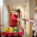 Through the supportive employment organization AtWork! Paige Bisbee, 25, was able to find employment at a law firm in downtown Bellevue. Stephanie Quiroz/staff photo.