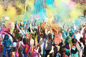 Holi Celebration  the Festival of Colors - on Saturday, March 23, at Lake Sammamish State Park in Issaquah. Photo couresty of Washington State Parks