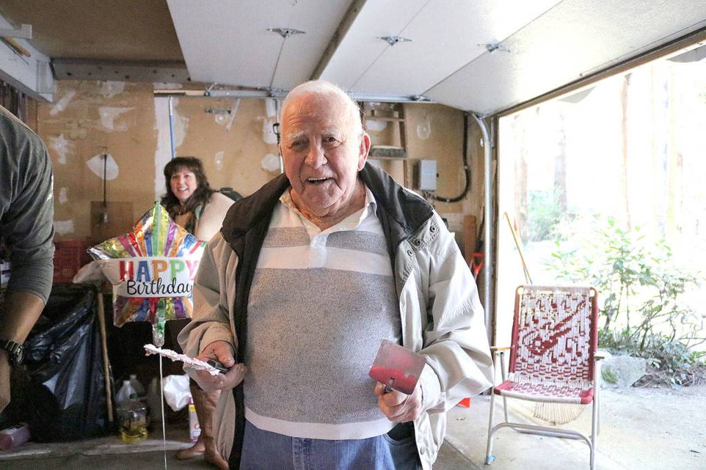 Dale Brown celebrated his 95th birthday in his Sammamish home on March 30th. Stephanie Quiroz/staff photo