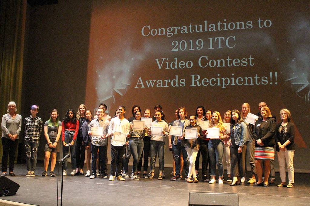 Madison Miller / staff photo                                Influence the Choice held its 7th annual video contest awards ceremony on April 30 at Issaquah High School.