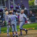 Issaquah Eagles slugger Cooper Thieme, right, crosses the plate in the bottom of the sixth after connecting on a three-run home-run to right field. Issaquah defeated Kamiak 6-0 in a loser-out playoff game on May 2 at Issaquah High School. Photo courtesy of Don Borin/Stop Action Photography