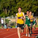 Issaquah Eagles senior Sam Griffith earned first place in the 800 at 2019 4A KingCo track championships at Lake Washington High School in Kirkland. Photo courtesy of Don Borin/Stop Action Photography