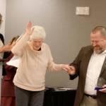 Frances Walton was recognized with a city of Issaquah Hall of Fame award, presented by Mayor Mary Lou Pauly and City Council President Tola Marts.