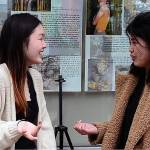 Courtesy photos                                Taylor Wang, 15, (left) and Alice Mao, 17, (right) have been working with Ruthie V. of the Seattle Artist League to create a gallery exhibition of young, underrepresented artists.