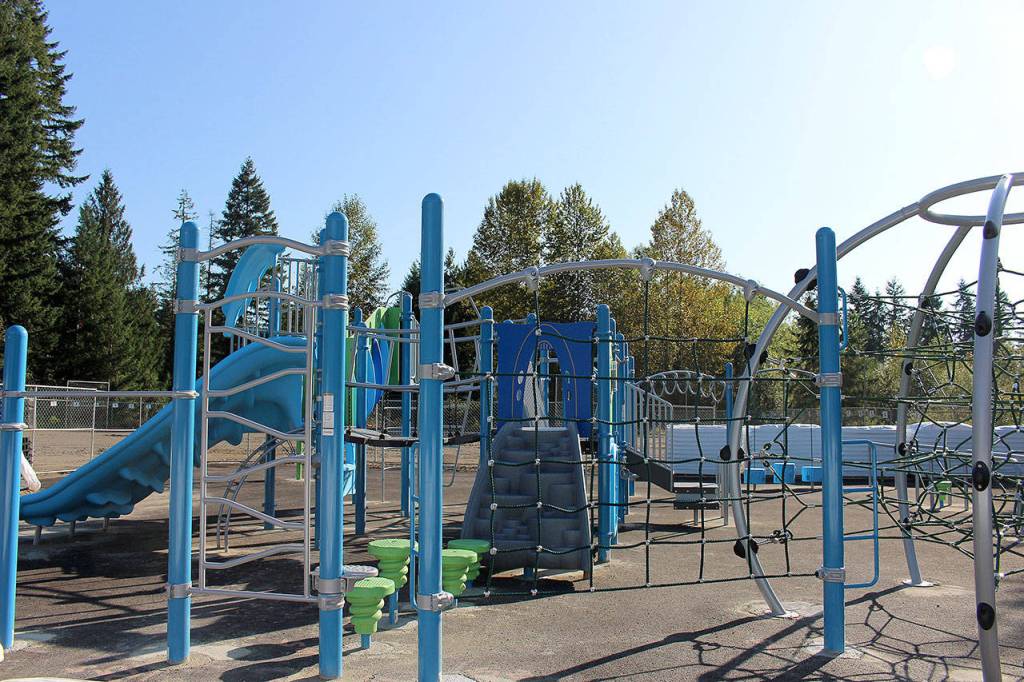 The new playground at Discovery Elementary. Madison Miller / staff photo