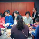 Festival attendees enjoying the traditional food at last years event. Photo courtesy Highlands Council