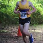 Issaquah junior, Alec Barran, finished 11th with a time of 10:19.40 at the KingCo Jamboree Class Race on Sept. 11, at Lake Sammamish State Park. Benjamin Olson / staff photo