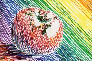 A submission from a previous years Apple Art competition held annually by the Downtown Issaquah Association. The submission deadline for this years contest is Oct. 12. Courtesy of Ekta Gupta.