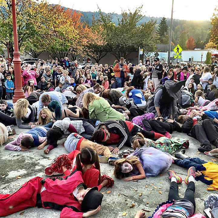 A previous Issaquah Zombie Walk photo, courtesy of the Issaquah Zombie Walk Facebook page.