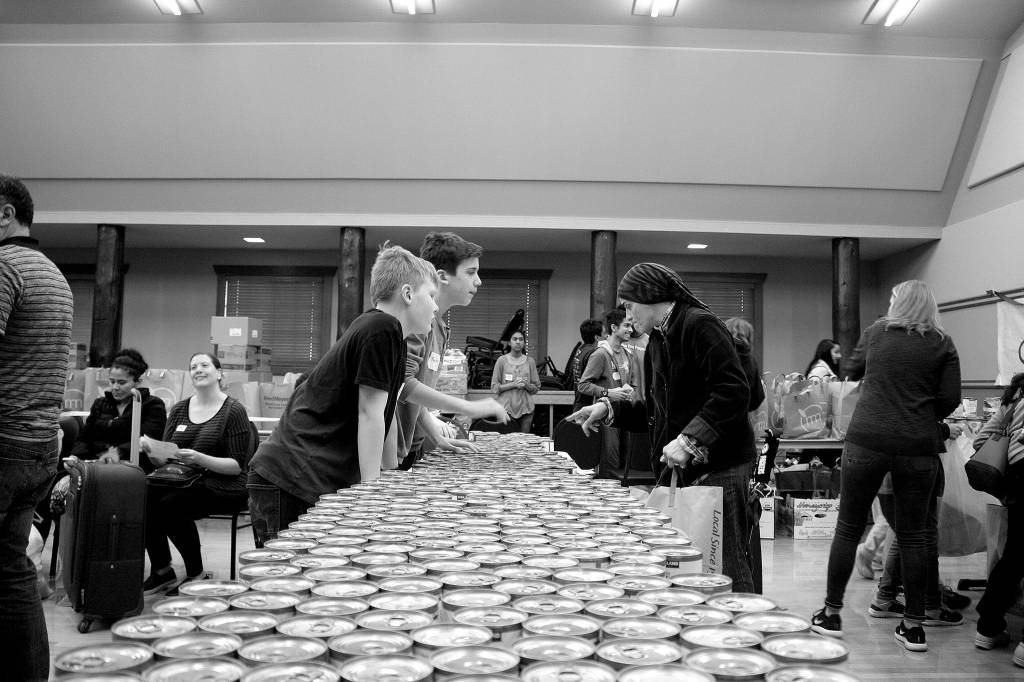 HopeFest offers low income and homeless people supplies such as food, clothing, books and hygiene products. Stephanie Quiroz/staff photo