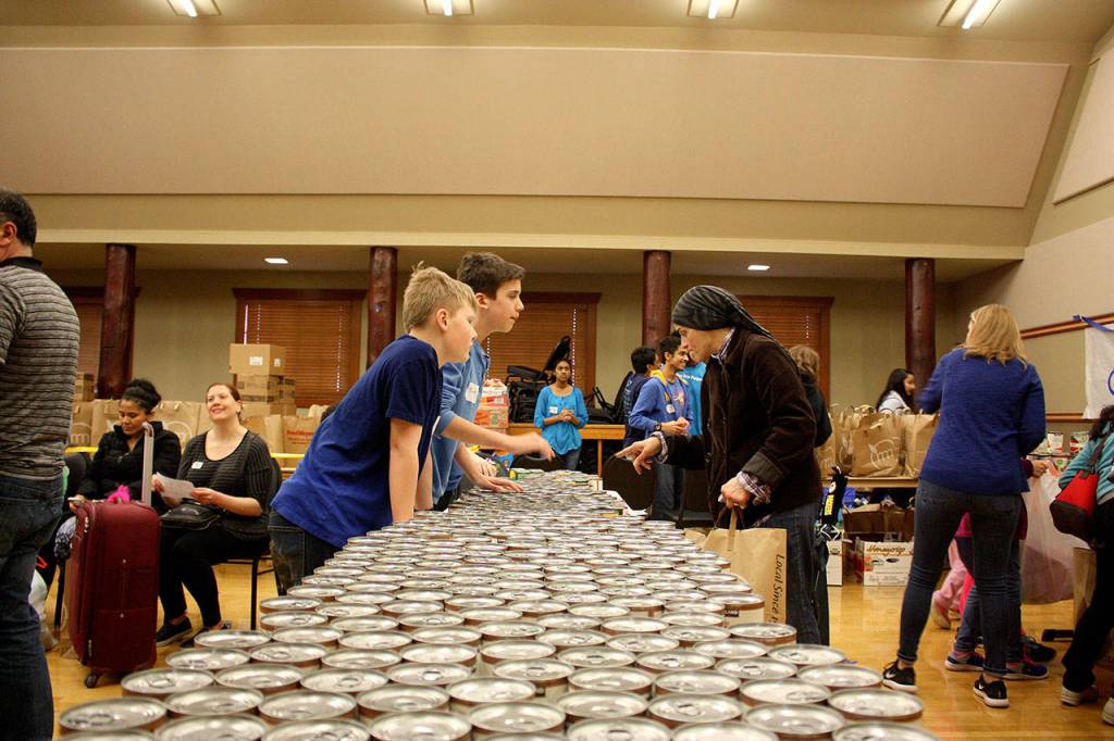 HopeFest offers low income and homeless people supplies such as food, clothing, books and hygiene products. Stephanie Quiroz/staff photo