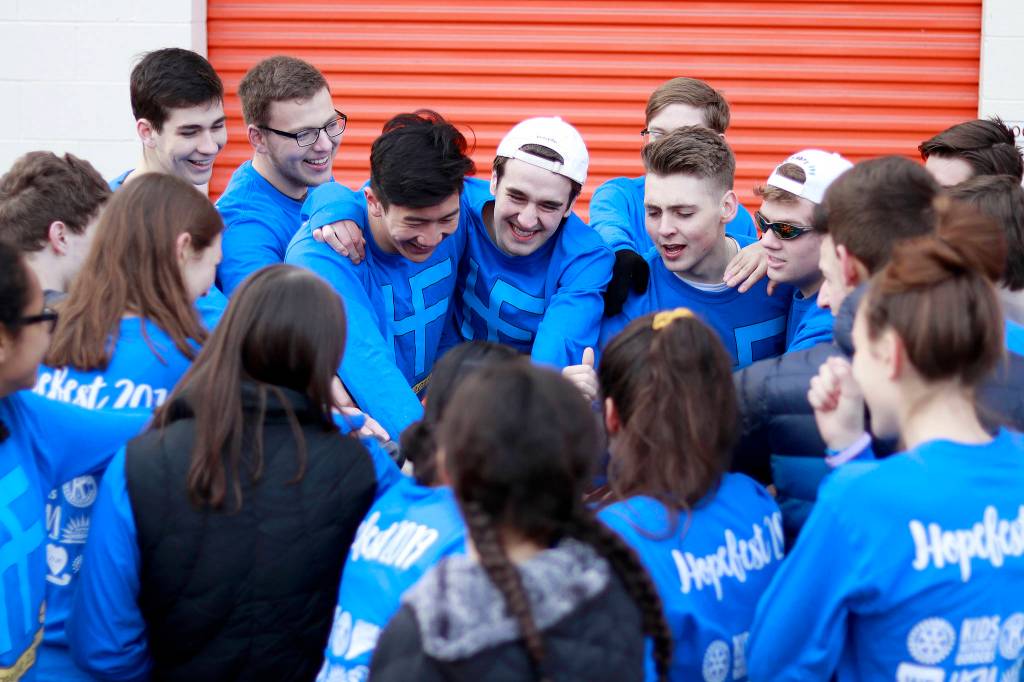 HopeFest is completely organized and operated by youth. The festival first started with around 60 volunteers. Now they have 500+ youth volunteering at HopeFest. Photo courtesy of Tyler Zangaglia