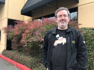 Samantha Pak/staff photos                                Above, Josh Gibson is in Bellevue Colleges Neurodiversity Navigators program and it has helped him stay in school after five unsuccessful attempts.                                 Below, Abby Leaver enrolled at Bellevue College after learning about the Neurodiversity Navigators program.