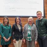 On Jan. 6, four Issaquah councilmembers were sworn in. From left: Victoria Hunt, Lindsey Walsh, Barbara de Michele, Zach Hall. Natalie DeFord/Staff photo