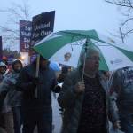Madison Miller/staff photo                                Issaquah City Councilmember Barbara de Michele joined the Swedish nurse strike.