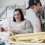 Fighting the coronavirus, 100 masks at a time