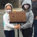 From the Issaquah Black Lives Matter demonstration, Friday, June 12. Photo by William Shaw