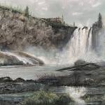 Snoqualmie Falls 3 ways: Local artists capture the attraction’s many seasons and moods